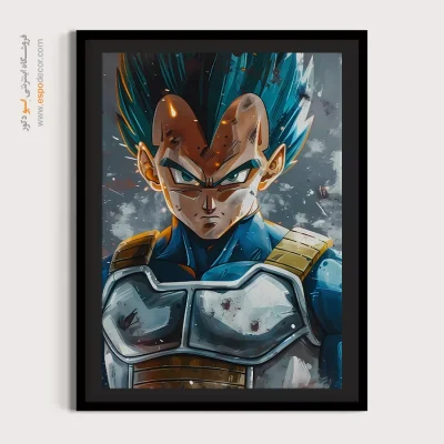 تابلو انیمه هنری برای هدیه - وگیتا – تابلو انیمه - اسپو دکور