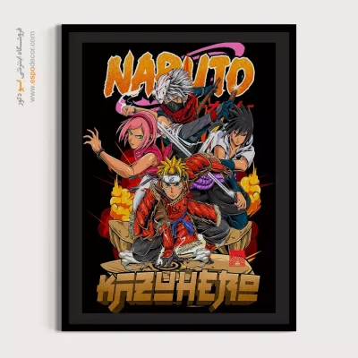 تابلو انیمه زیبا برای هدیه - ناروتو – تابلو انیمه - اسپو دکور