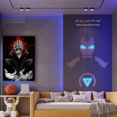 تابلو انیمه پسرانه برای هدیه