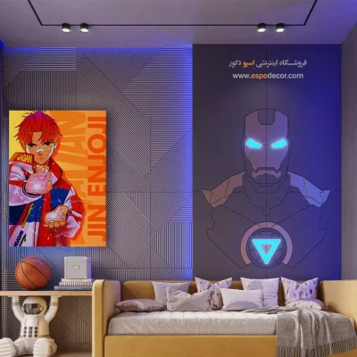 تابلو انیمه کارتونی برای هدیه - انجوجی – تابلو انیمه - اسپو دکور