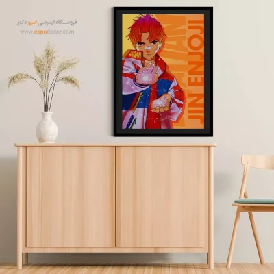 تابلو انیمه کارتونی برای هدیه - انجوجی – تابلو انیمه - اسپو دکور