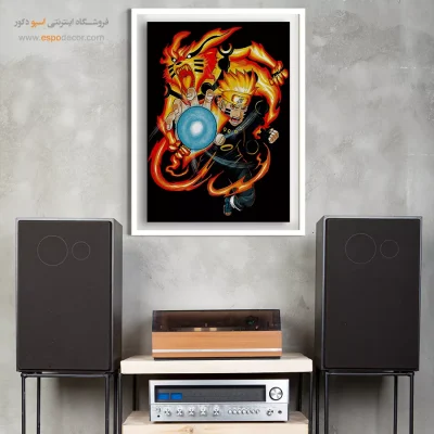 تابلو مانگا لاکچری - ناروتو – تابلو انیمه - اسپو دکور