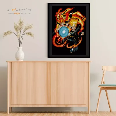 تابلو مانگا لاکچری - ناروتو – تابلو انیمه - اسپو دکور