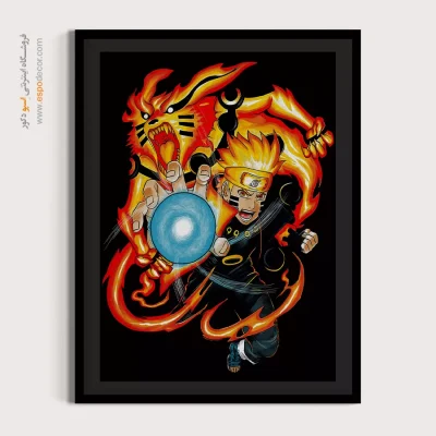 تابلو مانگا لاکچری - ناروتو – تابلو انیمه - اسپو دکور