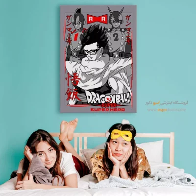 تابلو مانگا دخترانه - دراگون بال – تابلو انیمه - اسپو دکور