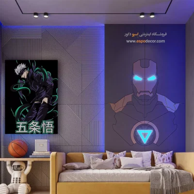 ساتورو – تابلو انیمه - تابلو مانگا آرت - اسپو دکور