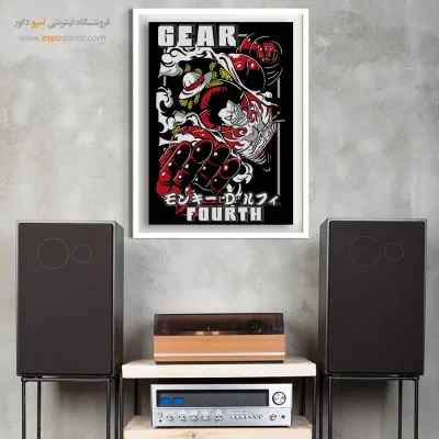 لوفی – تابلو انیمه - خرید تابلو بوم مانگا اتاق نوجوان - اسپو دکور