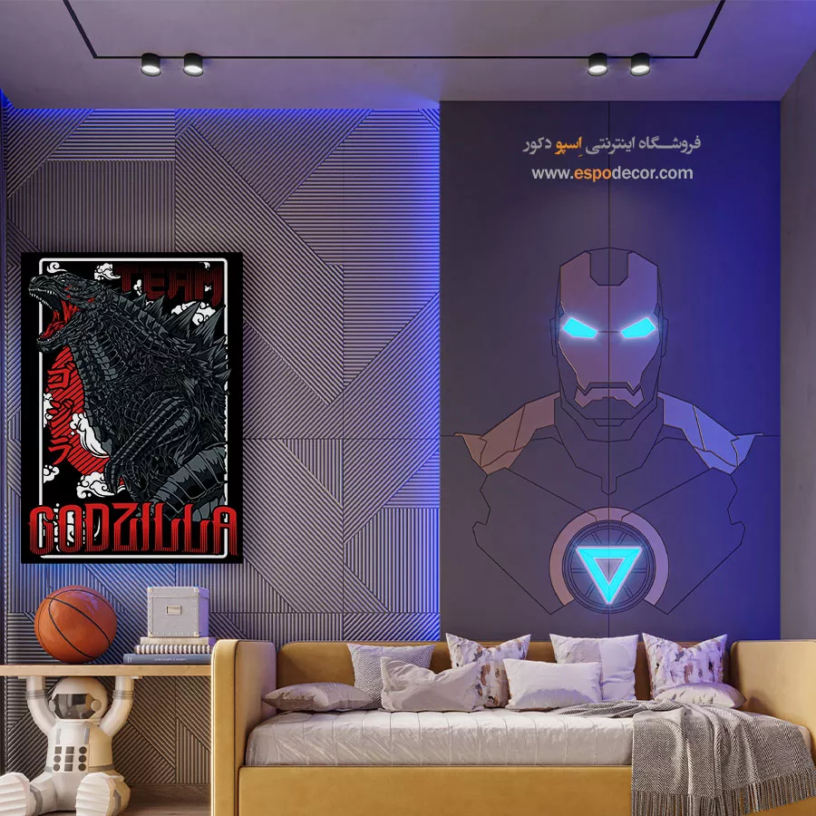 خرید تابلو مانگا اتاق پسرانه