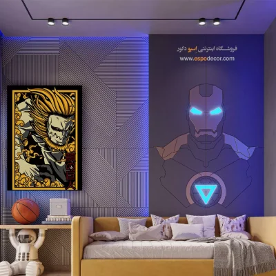 تیتان – تابلو انیمه - خرید تابلو مانگا کوچک - اسپو دکور