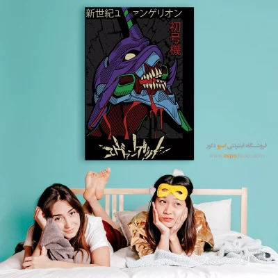 خرید تابلو بوم مانگا