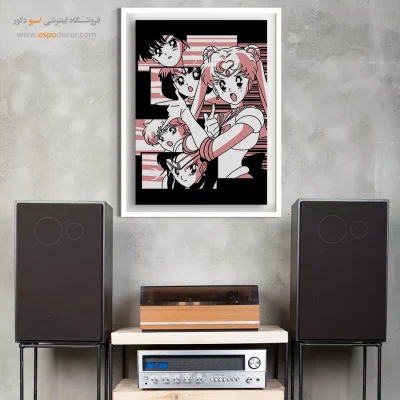 خرید تابلو مانگا کادو تولد دخترانه