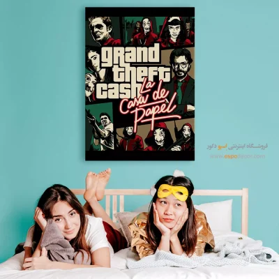 سرقت بزرگ – تابلو انیمه - خرید تابلو مانگا هنری - اسپو دکور