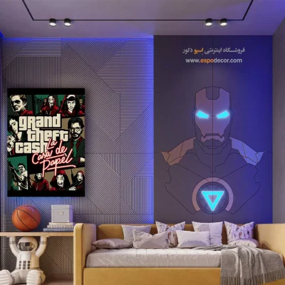 سرقت بزرگ – تابلو انیمه - خرید تابلو مانگا هنری - اسپو دکور