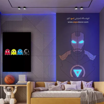 خرید تابلو پک من - پک-من – تابلو انیمه - اسپو دکور