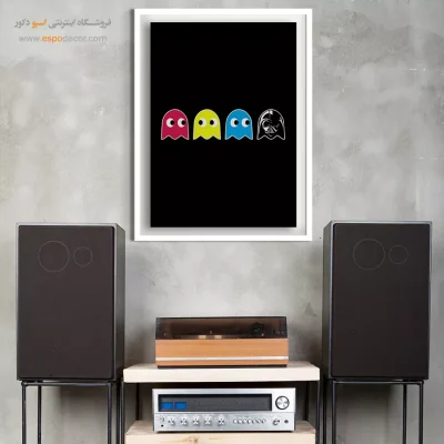 خرید تابلو پک من - پک-من – تابلو انیمه - اسپو دکور