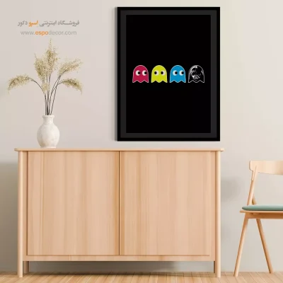 خرید تابلو پک من - پک-من – تابلو انیمه - اسپو دکور