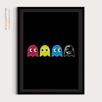خرید تابلو پک من - پک-من – تابلو انیمه - اسپو دکور
