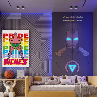 پاتریک استار – تابلو انیمه - خرید تابلو مانگا ساده - اسپو دکور