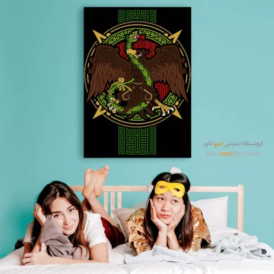 عقاب مکزیک – تابلو انیمه - خرید تابلو مانگا لوکس - اسپو دکور