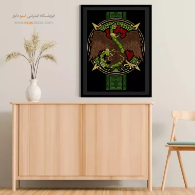 عقاب مکزیک – تابلو انیمه - خرید تابلو مانگا لوکس - اسپو دکور