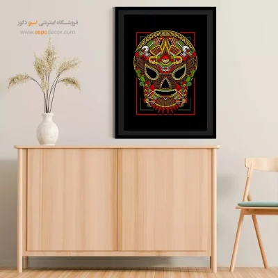 ماسک کشتی‌گیر – تابلو انیمه - خرید تابلو مانگا پسرانه - اسپو دکور