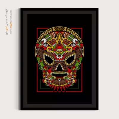 ماسک کشتی‌گیر – تابلو انیمه - خرید تابلو مانگا پسرانه - اسپو دکور