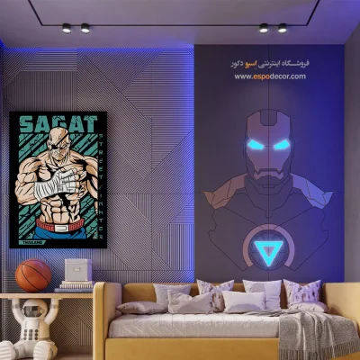 ساگات – تابلو انیمه - خرید تابلو مانگا آرت - اسپو دکور