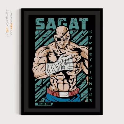 ساگات – تابلو انیمه - خرید تابلو مانگا آرت - اسپو دکور