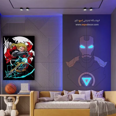 خرید اینترنتی تابلو مانگا اتاق دخترانه