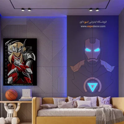 سنت سییا – تابلو انیمه - خرید اینترنتی تابلو مانگا برای نوجوان - اسپو دکور