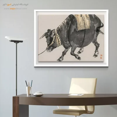 گاو نر سیاه – تابلو نقاشی های بایرئی گاکان - اسپو دکور