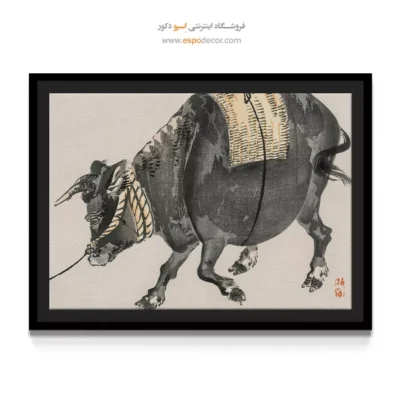 گاو نر سیاه – تابلو نقاشی های بایرئی گاکان - اسپو دکور