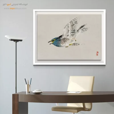 مرغ شاه ماهی اروپایی – تابلو نقاشی های بایرئی گاکان - اسپو دکور