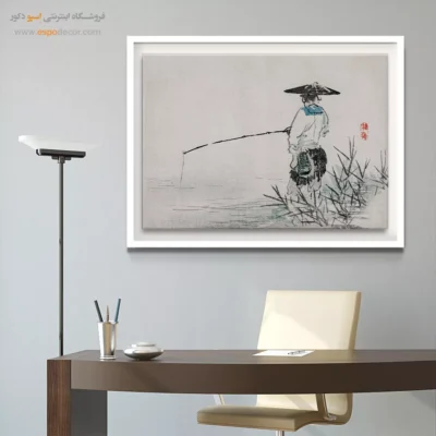 ماهیگیری – تابلو نقاشی های بایرئی گاکان - اسپو دکور