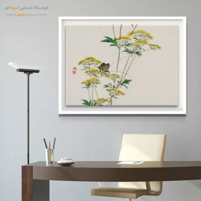 گل فلانل – تابلو نقاشی های بایرئی گاکان - اسپو دکور