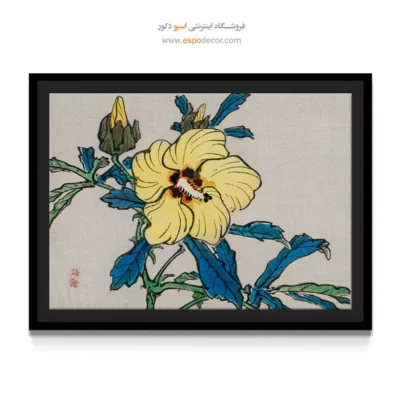 هیبیسکوس – تابلو نقاشی های بایرئی گاکان - اسپو دکور