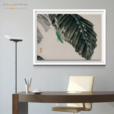 حشره روی برگ‌ها – تابلو نقاشی های بایرئی گاکان - اسپو دکور