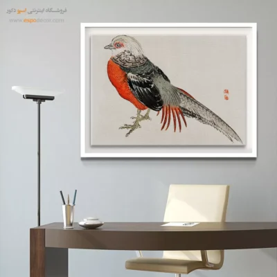 قرقاول ژاپنی – تابلو نقاشی های بایرئی گاکان - اسپو دکور