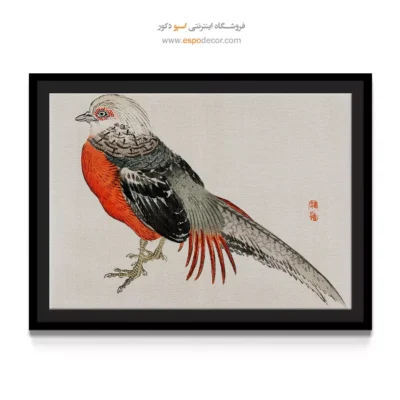 قرقاول ژاپنی – تابلو نقاشی های بایرئی گاکان - اسپو دکور