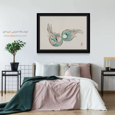 لامپ کویتی – تابلو نقاشی های بایرئی گاکان - اسپو دکور