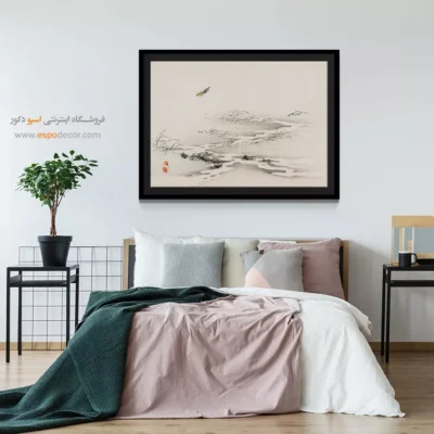 منظره با پرنده – تابلو نقاشی های بایرئی گاکان - اسپو دکور