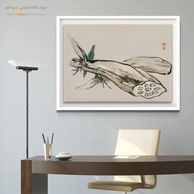 ریشه نیلوفر آبی – تابلو نقاشی های بایرئی گاکان - اسپو دکور