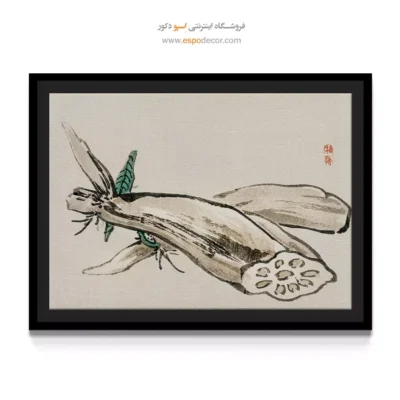 ریشه نیلوفر آبی – تابلو نقاشی های بایرئی گاکان - اسپو دکور