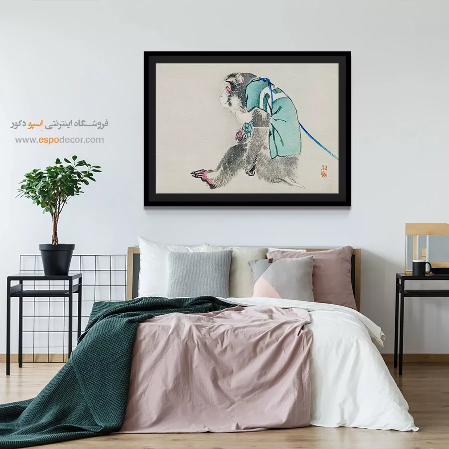 میمون – تابلو نقاشی های بایرئی گاکان - اسپو دکور