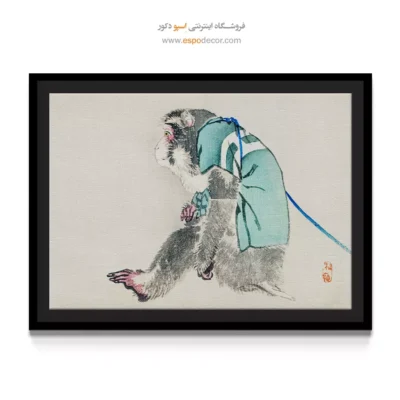 میمون – تابلو نقاشی های بایرئی گاکان - اسپو دکور