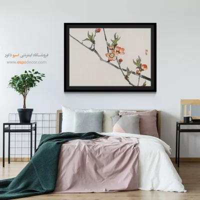 شکوفه هلو – تابلو نقاشی های بایرئی گاکان - اسپو دکور