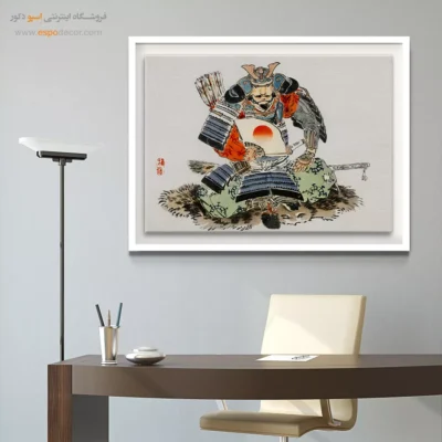 سامورایی – تابلو نقاشی های بایرئی گاکان - اسپو دکور