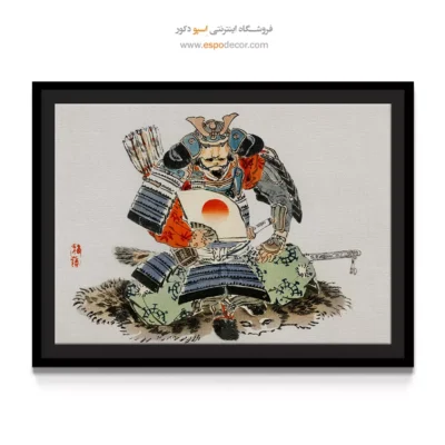 سامورایی – تابلو نقاشی های بایرئی گاکان - اسپو دکور