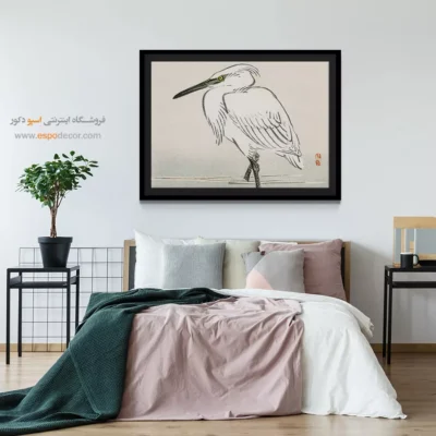 مرغ سفید – تابلو نقاشی های بایرئی گاکان - اسپو دکور