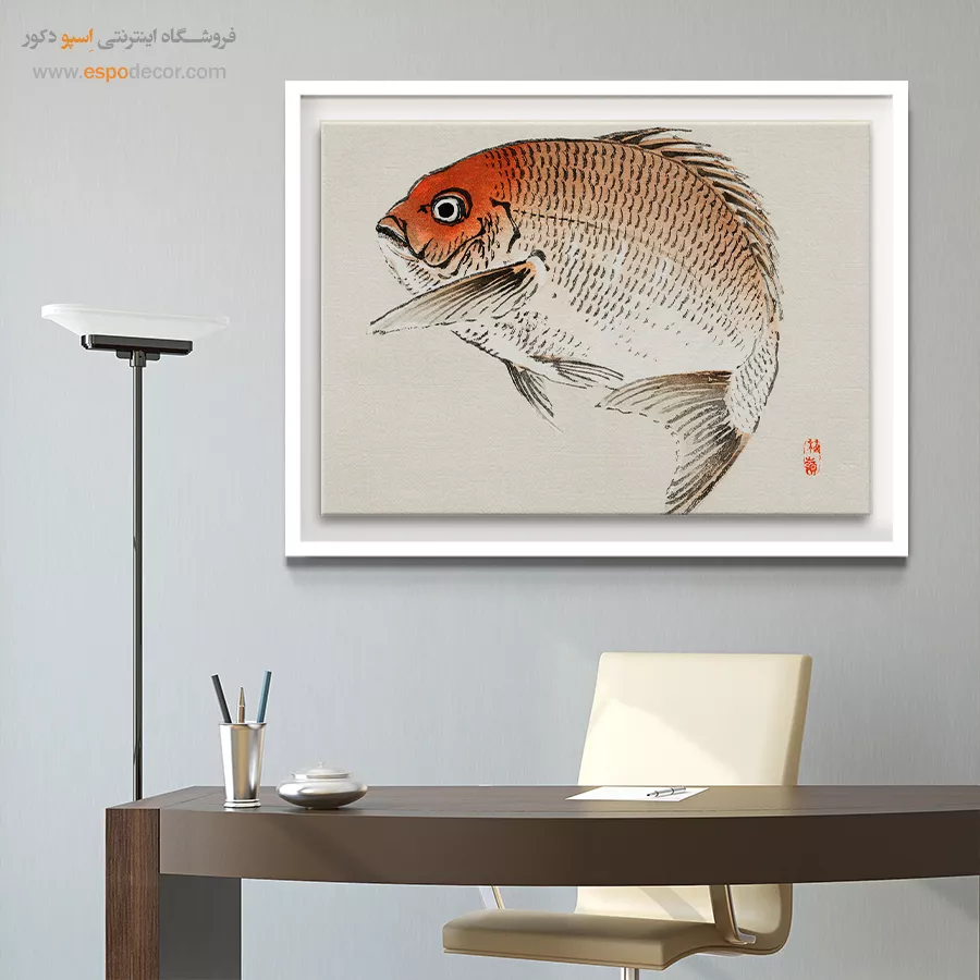 ماهی تای – تابلو نقاشی های بایرئی گاکان - اسپو دکور